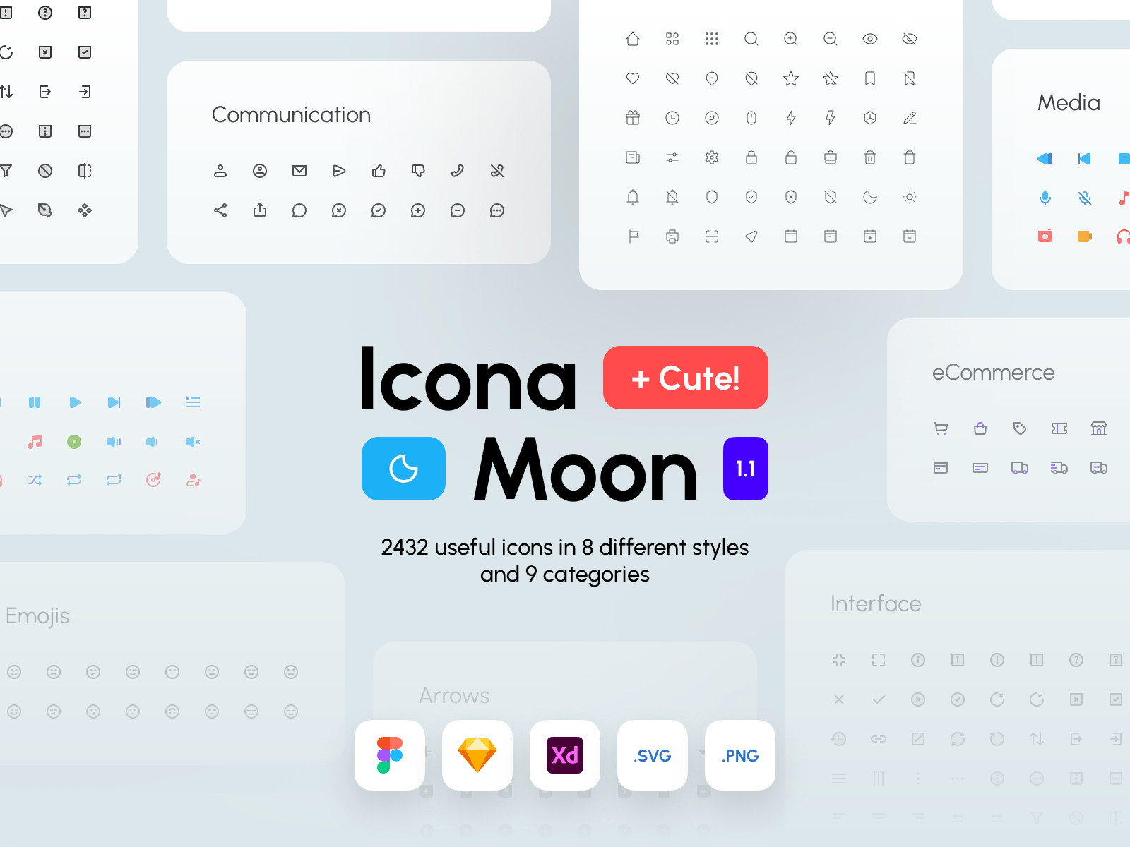IconaMoon Icons Pack